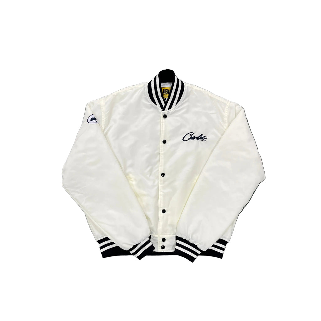 CORTEIZ WHITE STADIUM JACKET