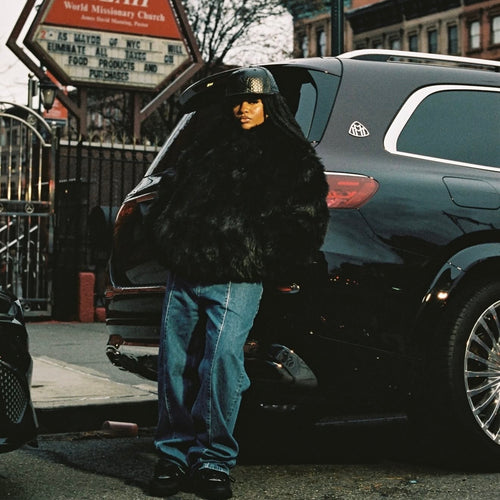 CORTEIZ FAUX FUR HOODED JACKET