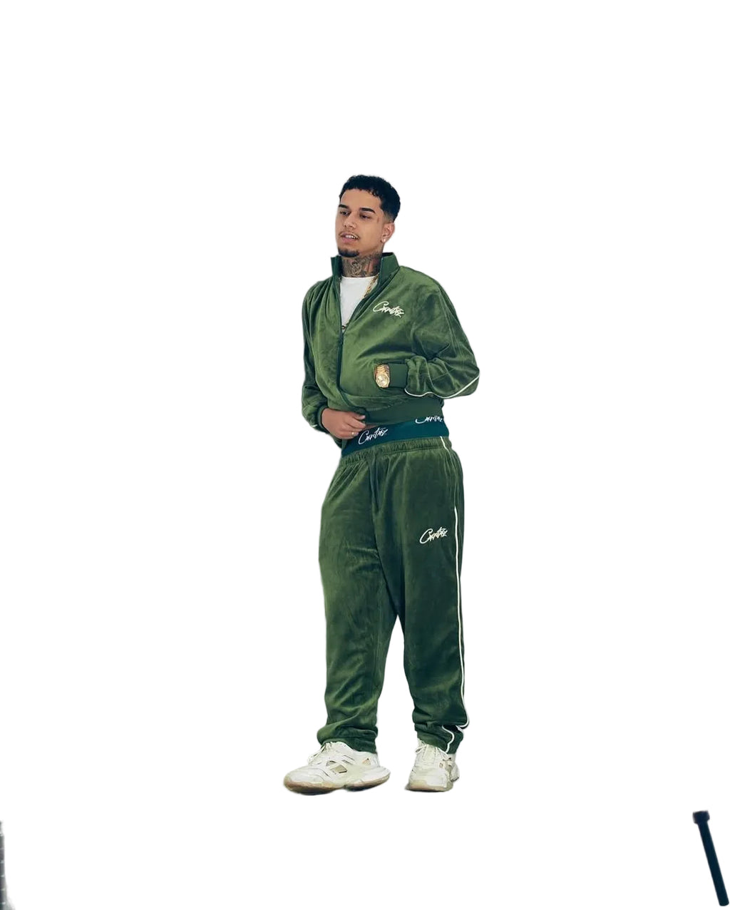 CORTEIZ VELOUR JACKET – GREEN