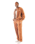 CORTEIZ VELOUR JACKET – BROWN