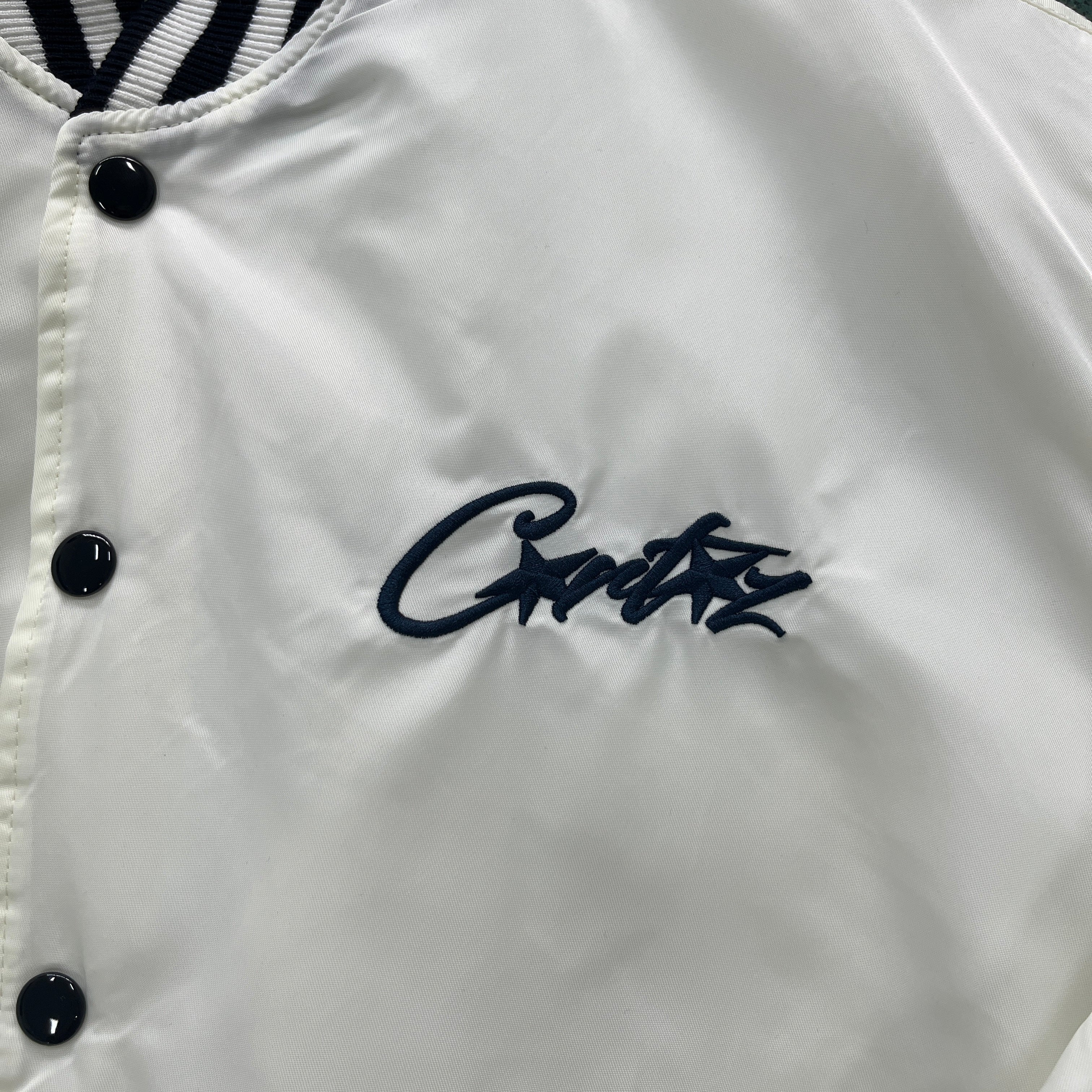 CORTEIZ WHITE STADIUM JACKET