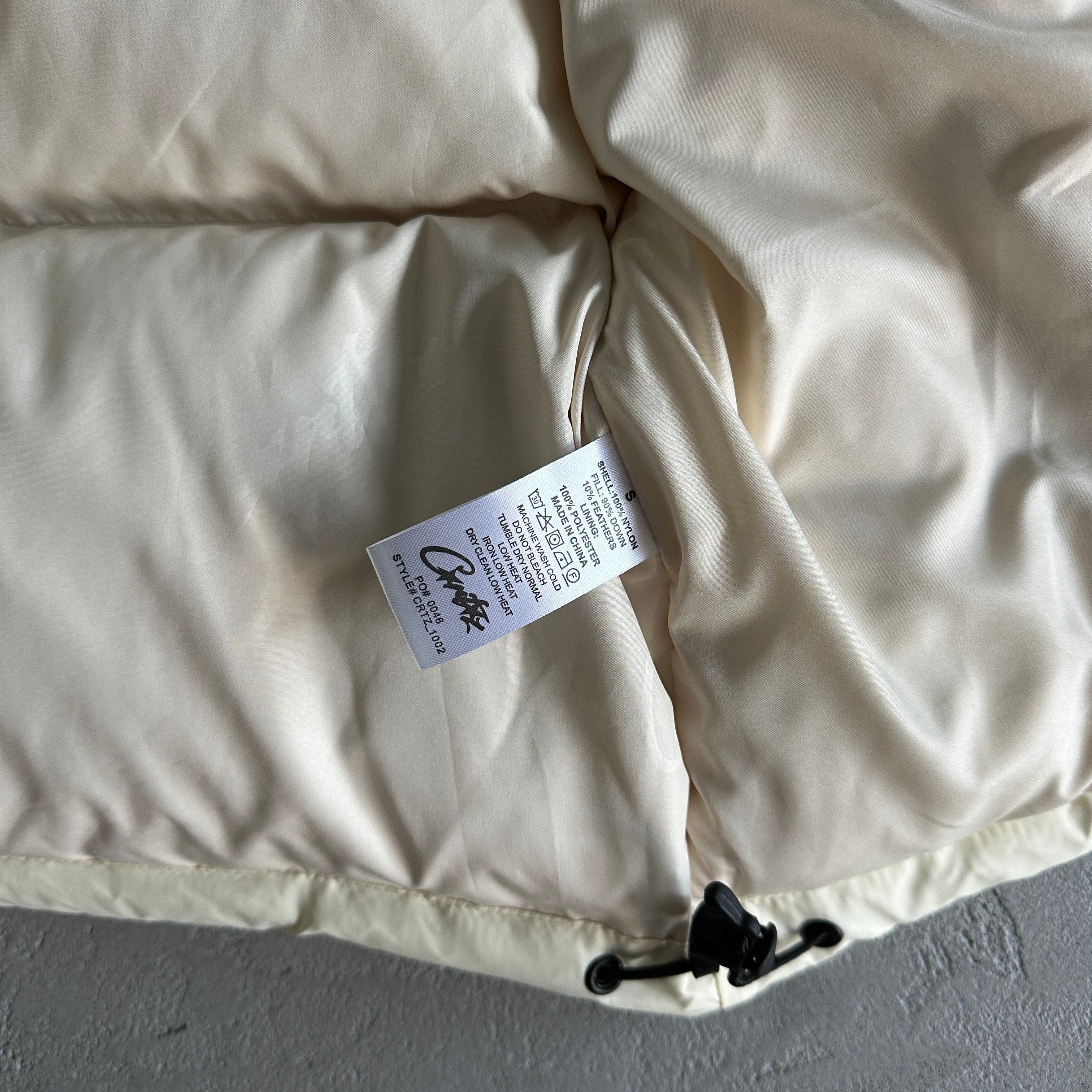 Corteiz Bolo V2 Down Jacket (Natural)
